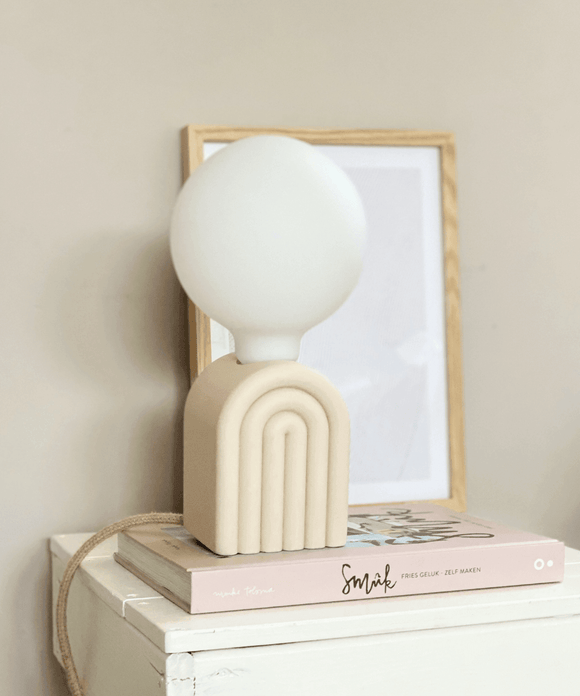 Rainbow Table Lamp - Mono / Beige - Razzo Studio